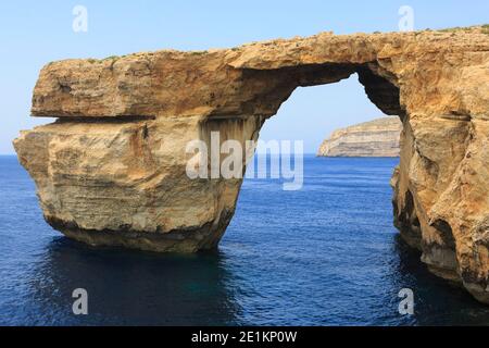 Das Azure-Fenster auf der Insel Gozo auf Malta Stockfoto