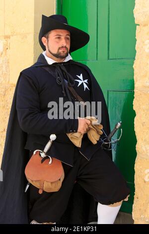 Ritter des Johanniterordens in Fort Saint Elmo in Valletta, Malta Stockfoto