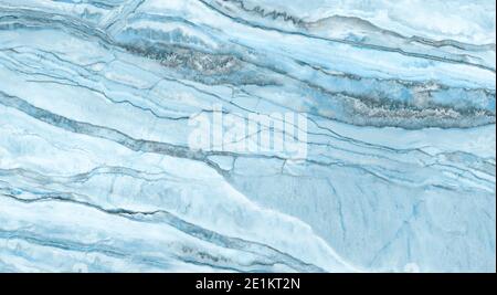 Natürliche blaue Marmor Textur Muster Hintergrund mit hoher Auflösung. Stockfoto