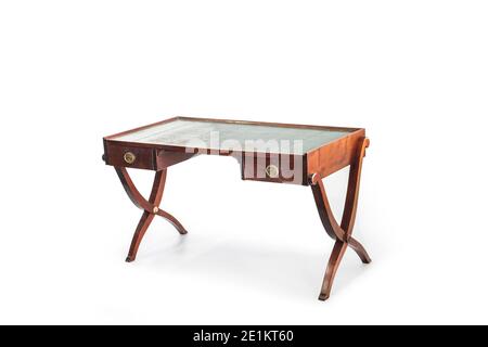 Eleganten antiken Schreibtisch mit Empire Elemente und eine Nische. Stockfoto