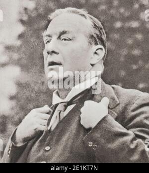Portrait von Stanley Baldwin, 1 Graf Balduin von Neumark, (1867 - 1947) war eine britische Konservative Partei Staatsmann, der Regierung der dominiert Stockfoto