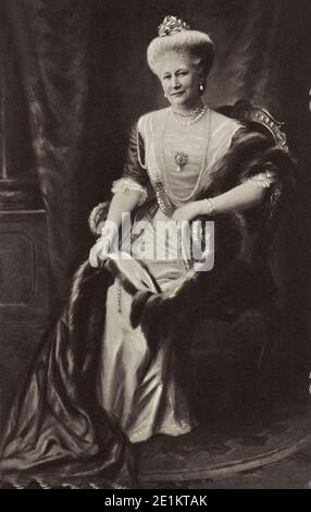 Augusta Victoria von Schleswig-Holstein (Auguste Viktoria Friederike Luise Feodora Jenny; 1858-1921) war der letzte deutsche Kaiserin und Königin von prussi Stockfoto