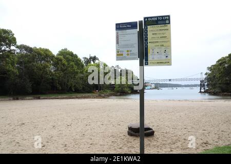 Petersily Bay Beach, Vaucluse, Sydney, NSW, Australien Stockfoto