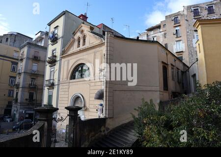 Napoli - Chiesa della Pietatella da San Giovanni a Carbonara Stockfoto