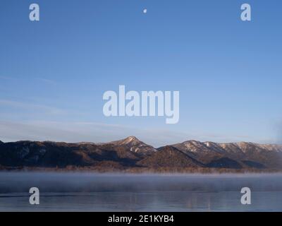 Lake Kussaro 屈斜路湖, Kussaro-ko Caldera Lake Akan National Park, Hokkaido, Japan. Stockfoto