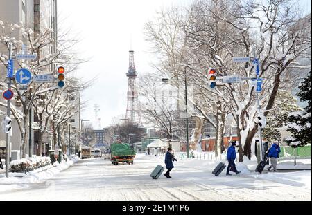 Sapporo Fernsehturm. Stockfoto