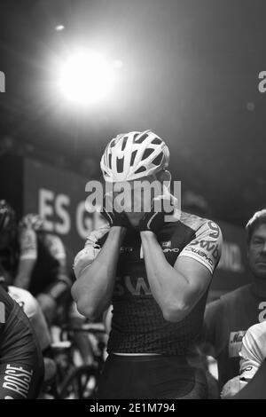 Sechs Tage Bremer Bahn-Radrennen in der OVB-Arena in Bremen, Januar 2016 Stockfoto