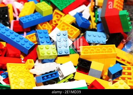 LEGO Bausteine Bild von Antony Thompson - tausend Wortmedien, KEINE VERKÄUFE, KEINE SYNDIZIERUNG. Kontakt für weitere Informationen Mob: 07775556610 Web: w Stockfoto