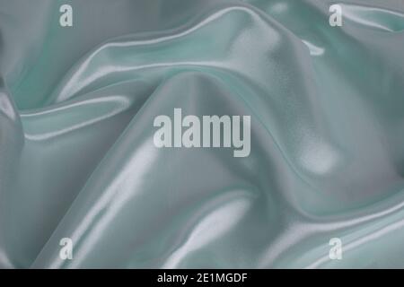 Blauer satin Hintergrund Stockfoto
