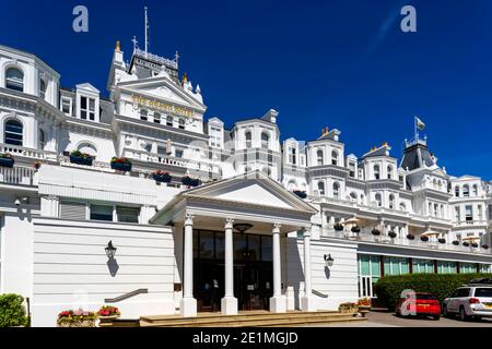 England, East Sussex, Eastbourne, Das Fünf-Sterne-Grand Hotel Stockfoto