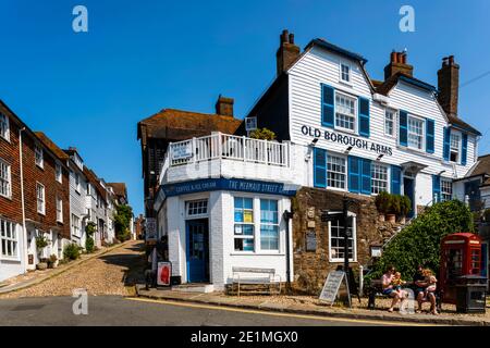 England, East Sussex, Roggen, Mermaid Street Stockfoto