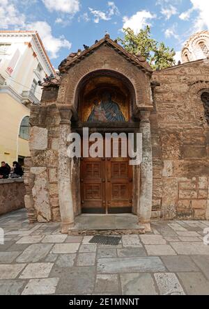 Griechenland Athen Athen Athen die Kirche von Agios Nikolaos Ragavas Plaka Stockfoto