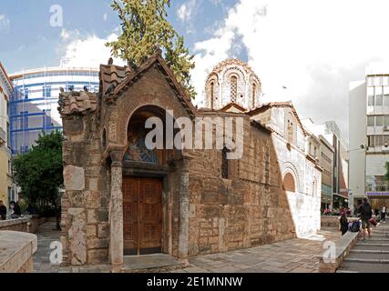 Griechenland Athen Athen Athen die Kirche von Agios Nikolaos Ragavas Plaka Stockfoto