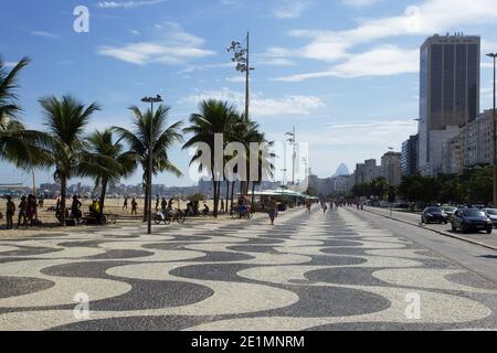 Copacabana, Rio de Janeiro, Brasilien Stockfoto