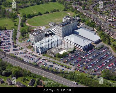 Luftaufnahme des Derby-Universität Stockfoto