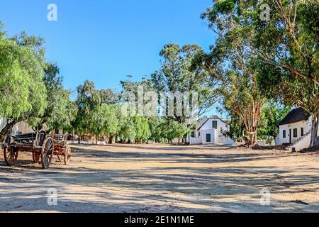 Kersefontein eine Cape Dutch Farm in Südafrika Stockfoto