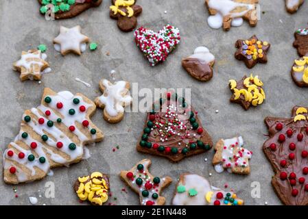 Magdeburg, Deutschland. Dezember 2020. Hausgemachte Weihnachtsplätzchen. Quelle: Stephan Schulz/dpa-Zentralbild/ZB/dpa/Alamy Live News Stockfoto