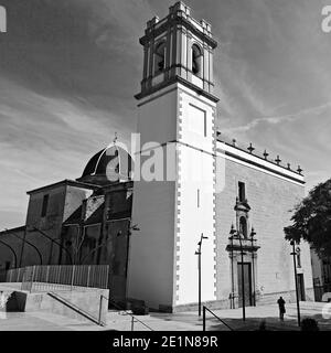 Kirche der Himmelfahrt (Iglesia de la Asunción) in Dénia, Costa Blanca, Spanien Stockfoto