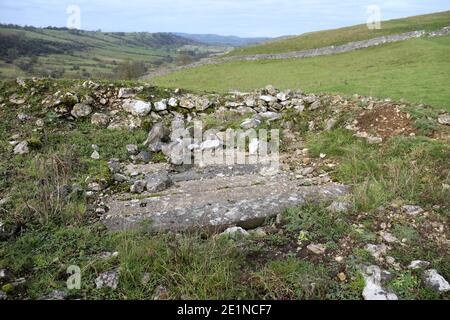 Bleibergbau Erbe in Hartington im Peak District National Parken Stockfoto