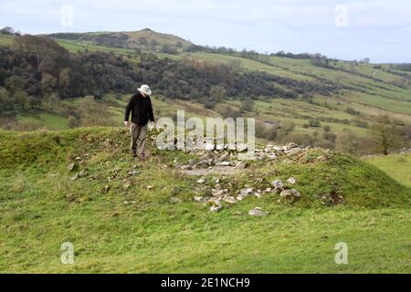 Bleibergbau Erbe in Hartington im Peak District National Parken Stockfoto