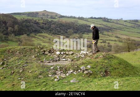 Bleibergbau Erbe in Hartington im Peak District National Parken Stockfoto