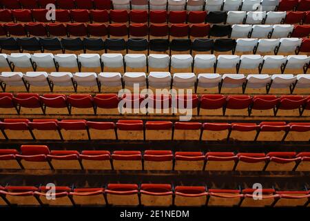 London, Großbritannien. Januar 2021. General View of empty Seats at the Valley Before the Sky Bet League 1 match at the Valley, London Bild von Ben Peters/Focus Images/Sipa USA 08/01/2021 Credit: SIPA USA/Alamy Live News Stockfoto