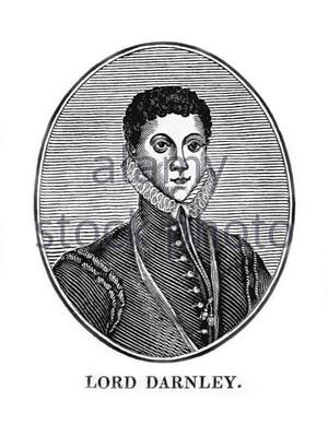 Henry Stuart, Lord Darnley, 1545 – 1567, war der zweite Ehemann von Mary Queen of Scots, Vintage Illustration von 1813 Stockfoto