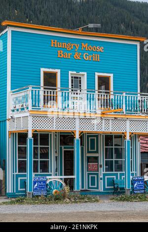 Das Hungry Moose Bar & Grill Gebäude in Silverton, Colorado, USA Stockfoto