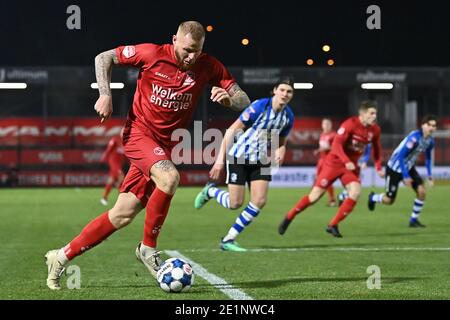 ALMERE, NIEDERLANDE - 8. JANUAR: Thomas Verheydt vom Almere City FC während des niederländischen Keukenkampioendivisie-Spiels zwischen Almere City FC und FC Eindhoven im Yanmar-Stadion am 8. Januar 2021 in Almere, Niederlande (Foto von Patrick Goosen/BSR AgencyOrange BilderAlamy Live News) Stockfoto