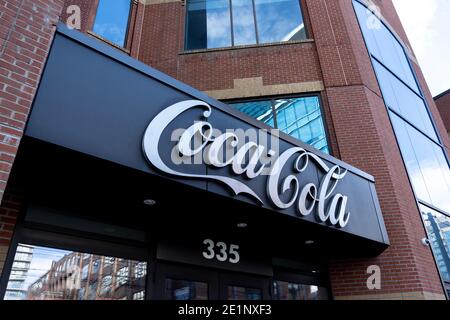 Toronto, Kanada - 19. Juni 2018: Coca-Cola Canada Hauptsitz in Toronto. Stockfoto