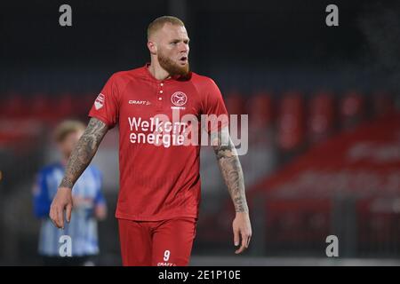 ALMERE, NIEDERLANDE - 8. JANUAR: Thomas Verheydt von Almere City FC während des niederländischen Keukenkampioendivisie-Spiels zwischen Almere City FC und FC Eindhove Stockfoto