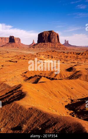 Felsformationen von John Ford Point, Monument Valley, Arizona, USA Stockfoto