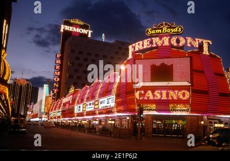 Sam Boyd's Fremont Casino an der Fremont Street in Downtown Las Vegas, Nevada Stockfoto