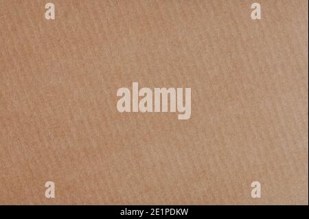 Makroansicht der Oberfläche von rauem beigefarbenem leerem Papier Stockfoto