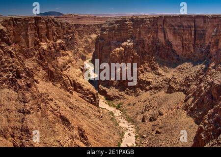 Little Colorado River Gorge Tribal Park, in der Nähe des Grand Canyon und der Stadt Cameron, Navajo Indianerreservat, Arizona, USA Stockfoto