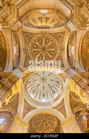 GRANADA, SPANIEN - 30. MAI 2015: Die seitlichen Kuppeln der Kirche Iglesia del Sagrario Stockfoto