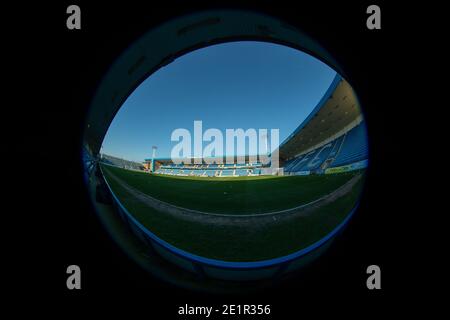 Gillingham, Großbritannien. Januar 2021. Eine allgemeine Ansicht des Stadions vor dem Spiel der Sky Bet League 1 im MEMS Priestfield Stadium, Gillingham Bild von Alan Stanford/Focus Images/Sipa USA 09/01/2021 Credit: SIPA USA/Alamy Live News Stockfoto