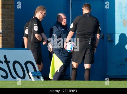 Gillingham, Großbritannien. Januar 2021. Steve Evans Manager von Gillingham vor dem Sky Bet League 1 Spiel im MEMS Priestfield Stadium, Gillingham Bild von Alan Stanford/Focus Images/Sipa USA 09/01/2021 Credit: SIPA USA/Alamy Live News Stockfoto