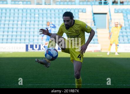 Gillingham, Großbritannien. Januar 2021. Ryan Edwards von Burton Albion während des Sky Bet League 1 Spiels im MEMS Priestfield Stadium, Gillingham Bild von Alan Stanford/Focus Images/Sipa USA 09/01/2021 Credit: SIPA USA/Alamy Live News Stockfoto