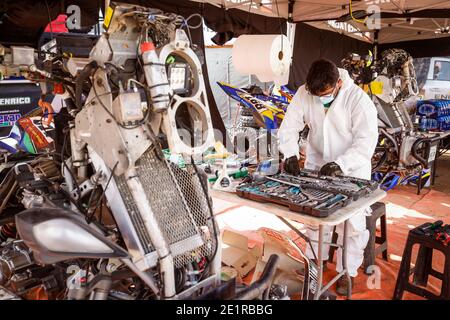 Ha'il, Italien. 9. Jan, 2021. In Ha'il, in, Saudi-Arabien., . am 9. Januar 2021 - Foto Florent Gooden/DPPI/LM Quelle: Gruppo Editoriale LiveMedia/Alamy Live News Stockfoto