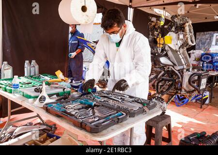 Ha'il, Italien. 9. Jan, 2021. In Ha'il, in, Saudi-Arabien., . am 9. Januar 2021 - Foto Florent Gooden/DPPI/LM Quelle: Gruppo Editoriale LiveMedia/Alamy Live News Stockfoto