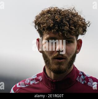 Turf Moor, Burnley, Lanchashire, Großbritannien. Januar 2021. English FA Cup Football, Burnley versus Milton Keynes Dons; Anthony Gomez Mancini of Burnley Credit: Action Plus Sports/Alamy Live News Stockfoto