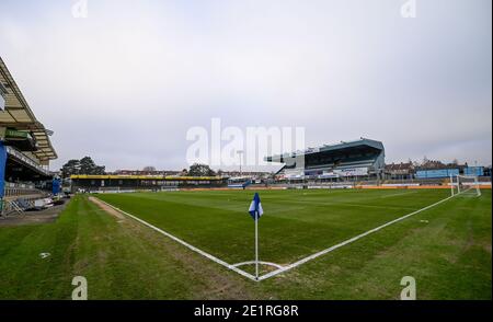 Memorial Stadium, Bristol, Großbritannien. Januar 2021. English FA Cup Football, Bristol Rovers versus Sheffield United; Allgemeine Ansicht des Memorial Stadium Kredit: Action Plus Sports/Alamy Live News Stockfoto