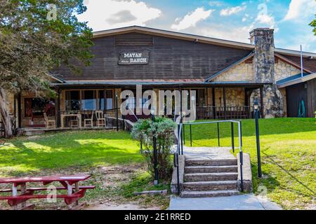 Mayan Dude Ranch - Bandera, Texas Stockfoto