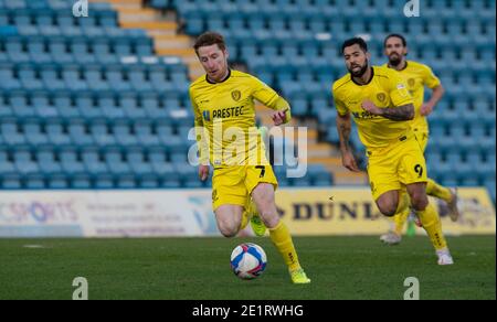 Stephen Quinn von Burton Albion während des Sky Bet League 1 Spiels im MEMS Priestfield Stadium, Gillingham Bild von Alan Stanford/Focus Images/Sipa USA 09/01/2021 Stockfoto