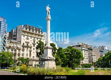 Denkmal für Juan Lavalle in Buenos Aires, Argentinien Stockfoto