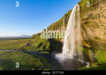 Seljalandsfoss auf Island Stockfoto