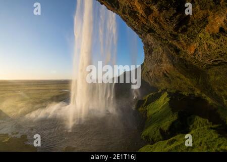 Seljalandsfoss auf Island Stockfoto