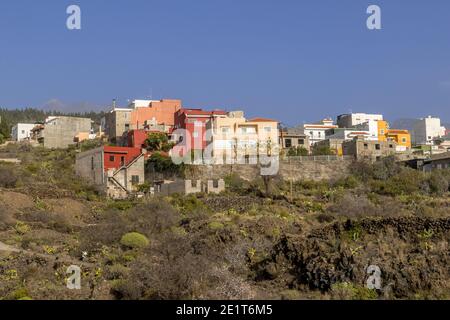 Traditionelle Häuser Teneriffa Kanarische Inseln Spanien Stockfoto