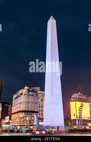 Obelisk von Buenos Aires in Argentinien Stockfoto